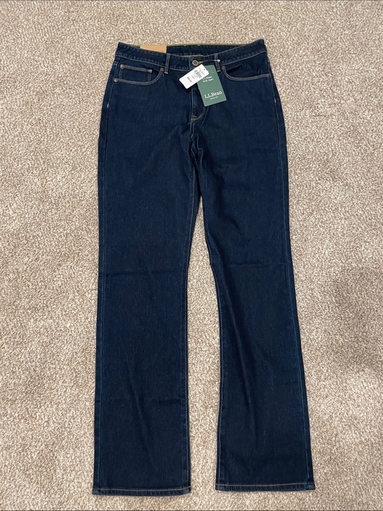 L.L. Bean Denim - L.L. Bean Women's Indigo Straight-Leg Jeans